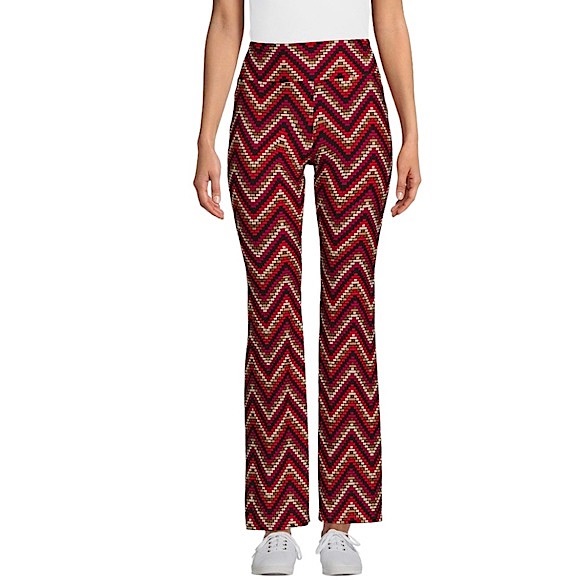 No Boundaries size large chevron “brick” look flare leg leggings/pants NEW - Picture 3 of 16